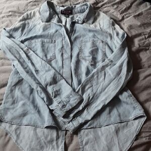 100% tencel light chambray  shirt